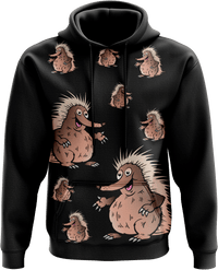 Spunky Echidna Hoodies - fungear.com.au