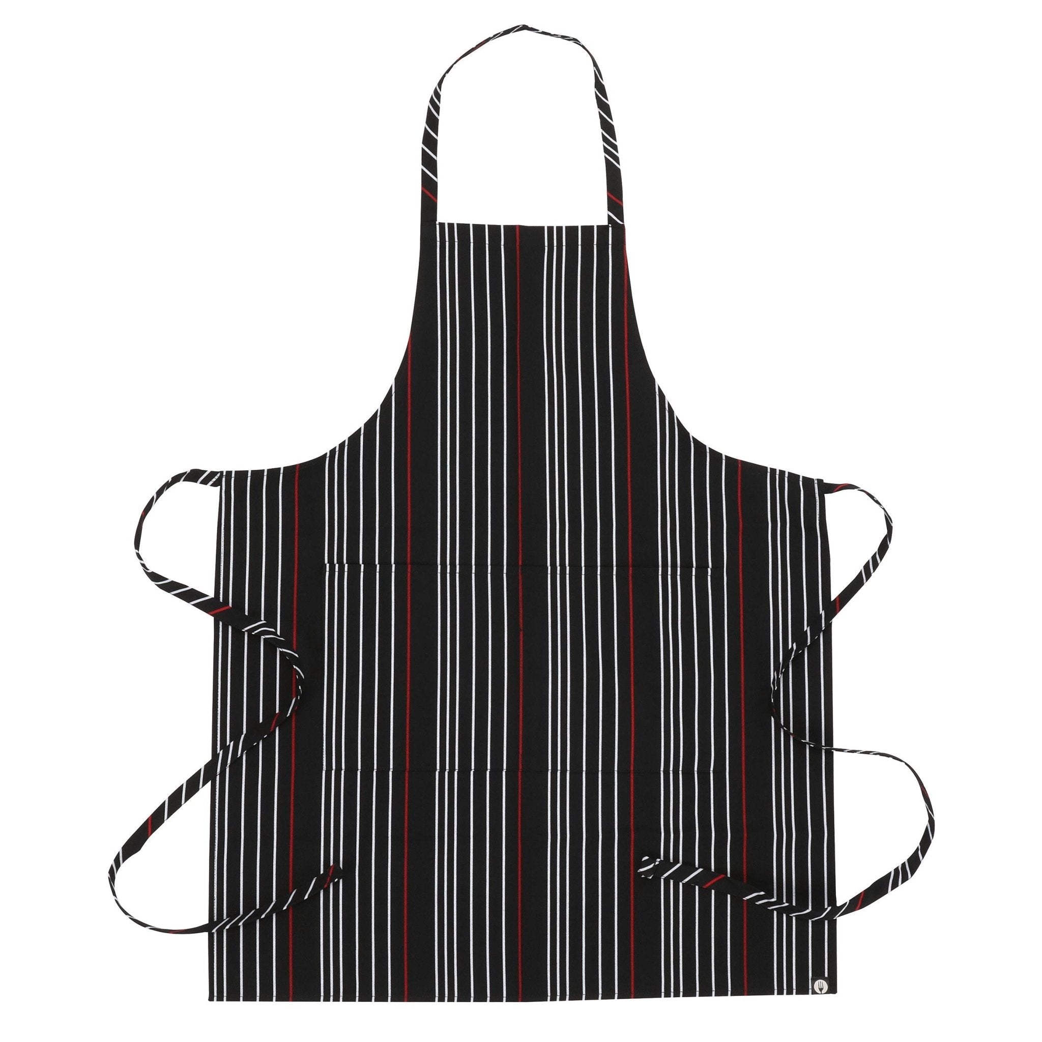 Stripe Apron - Full Bib - kustomteamwear.com