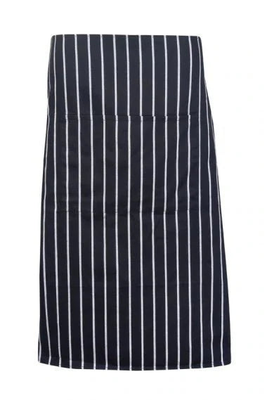 Striped Apron - Full-waist - kustomteamwear.com