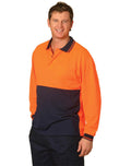 SW05CD Hi Vis cooldry safety polo L/S