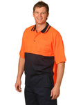 SW12 Hi Vis truedry safety polo S/S