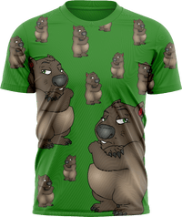 Wally Wombat T shirts - fungear.com.au