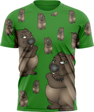 Wally Wombat T shirts - fungear.com.au