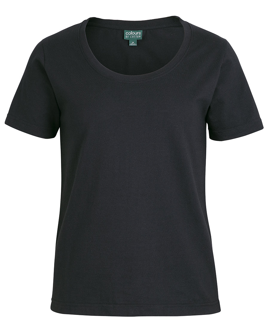 C OF C LADIES COMFORT CREW NECK TEE