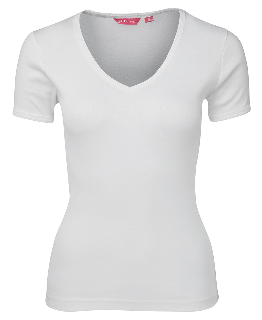 JB's LADIES V NECK TEE