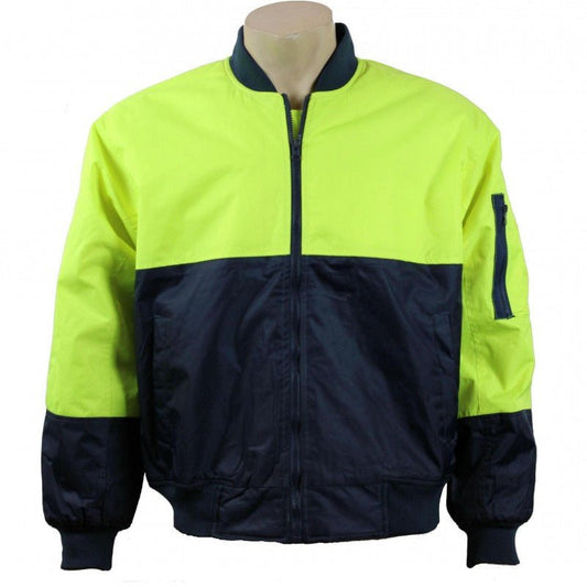 2868# HI VIS BOMBER JACKET - kustomteamwear.com