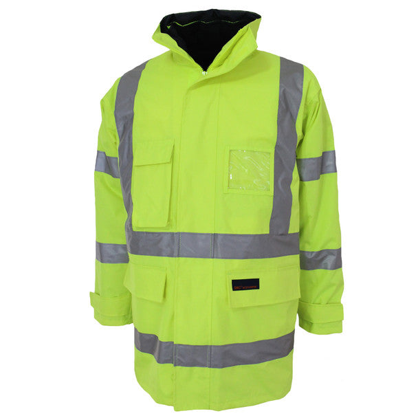 HiVis "6 in 1" Breathable rain jacket Biomotion