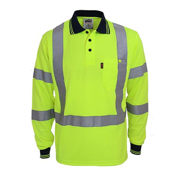 Hi-Vis "X' Back & Bio-motion Taped Polo