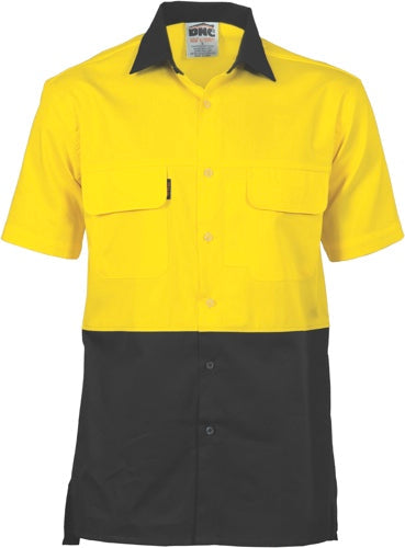 HiVis 3 Way Cool-Breeze Cotton Shirt - short sleeve