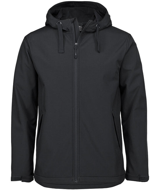 PODIUM THREE LAYER HOODED SOFTSHELL JACKET