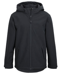 PODIUM KIDS THREE LAYER HOODED SOFTSHELL JACKET