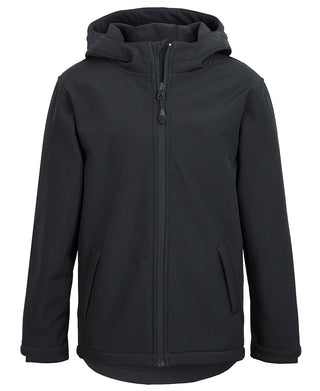 PODIUM KIDS THREE LAYER HOODED SOFTSHELL JACKET