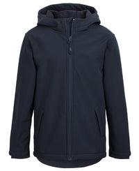PODIUM KIDS THREE LAYER HOODED SOFTSHELL JACKET