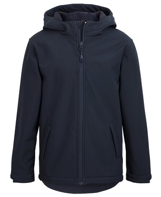 PODIUM KIDS THREE LAYER HOODED SOFTSHELL JACKET