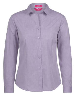 JB's LADIES CLASSIC L/S FINE CHAMBRAY