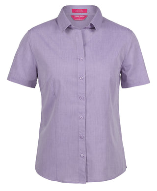 JB's LADIES CLASSIC S/S FINE CHAMBRAY