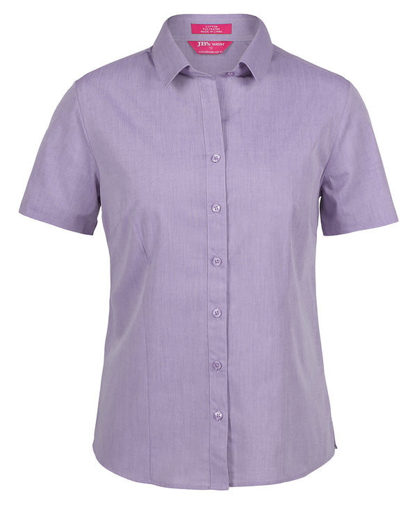 JB's LADIES CLASSIC S/S FINE CHAMBRAY