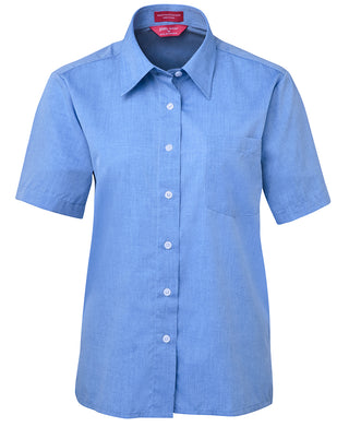 JB's LADIES ORIGINAL S/S FINE CHAMBRAY SHIRT