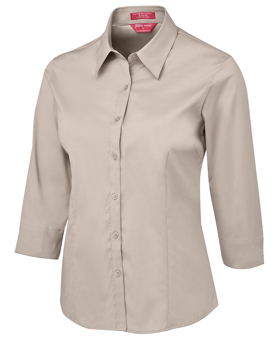 JB's LADIES URBAN 3/4 POPLIN SHIRT