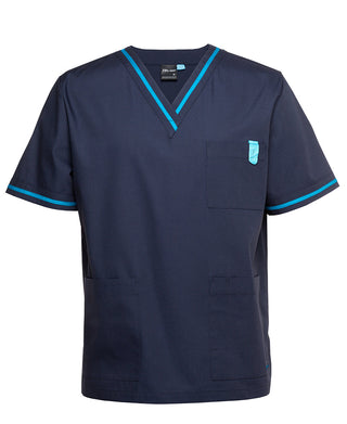 JB's CONTRAST UNISEX SCRUBS TOP