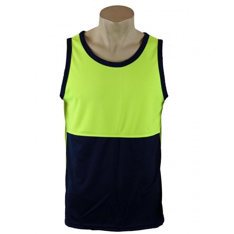 5092# HI VIS SINGLET - kustomteamwear.com