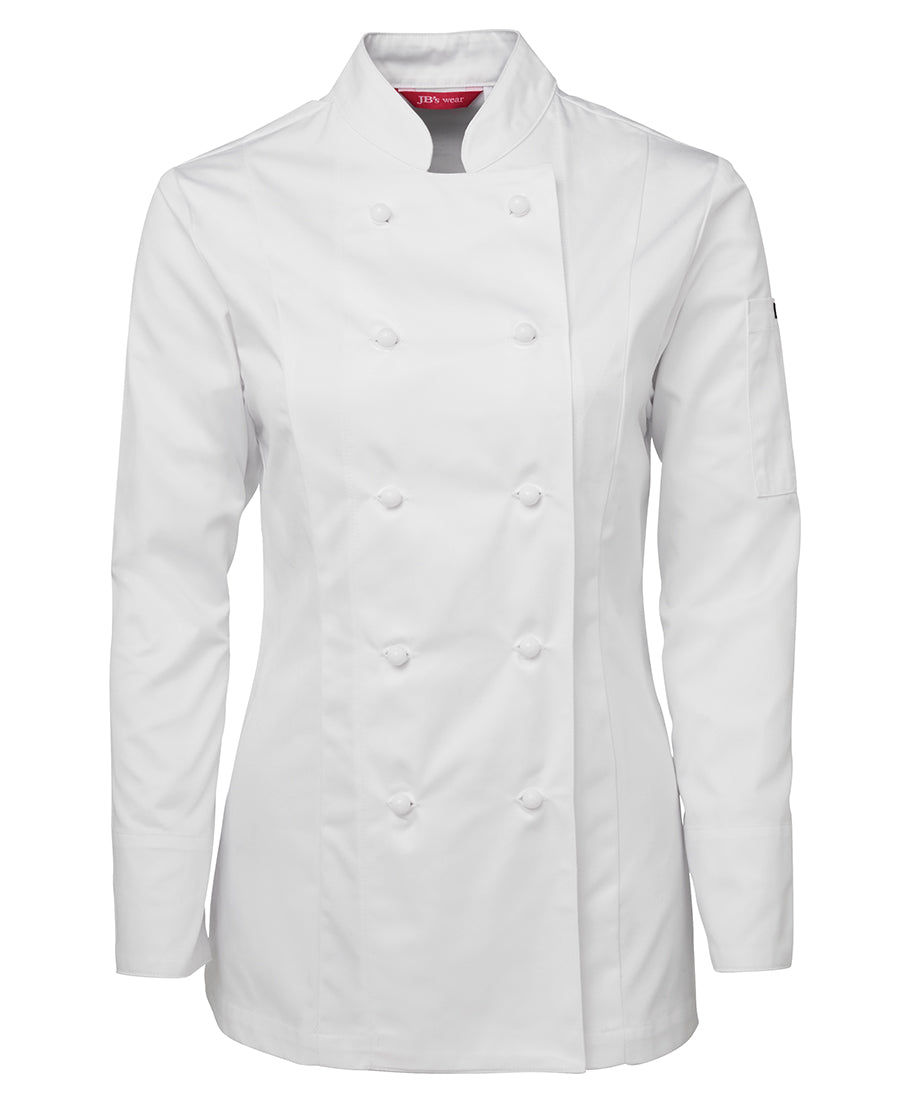 JB's LADIES L/S CHEF'S JACKET