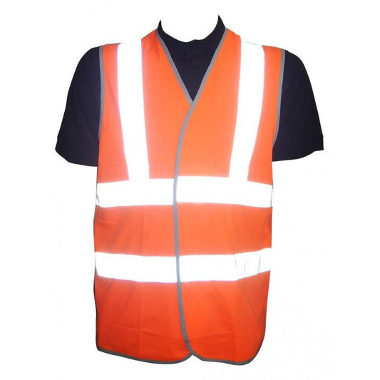 60532# TAPED X BACK HI VIS VEST