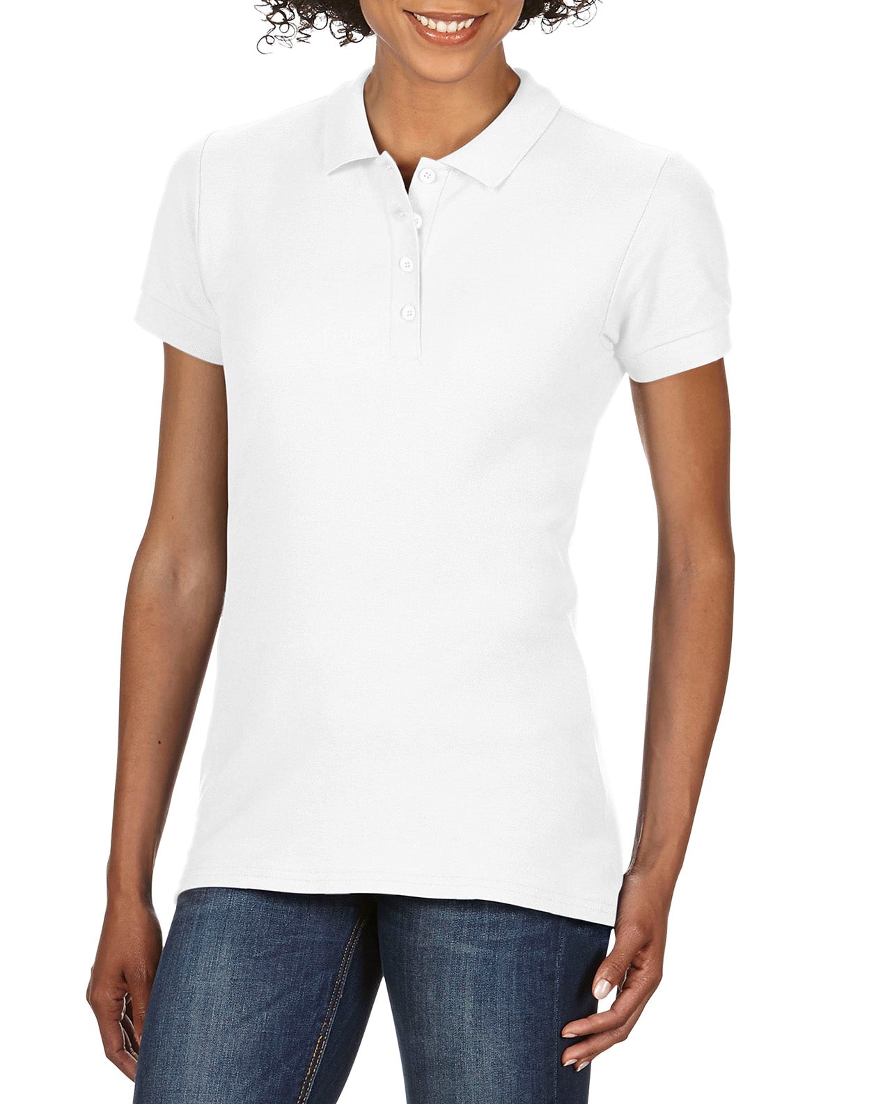 Softstyle Ladies' Double Pique Polo