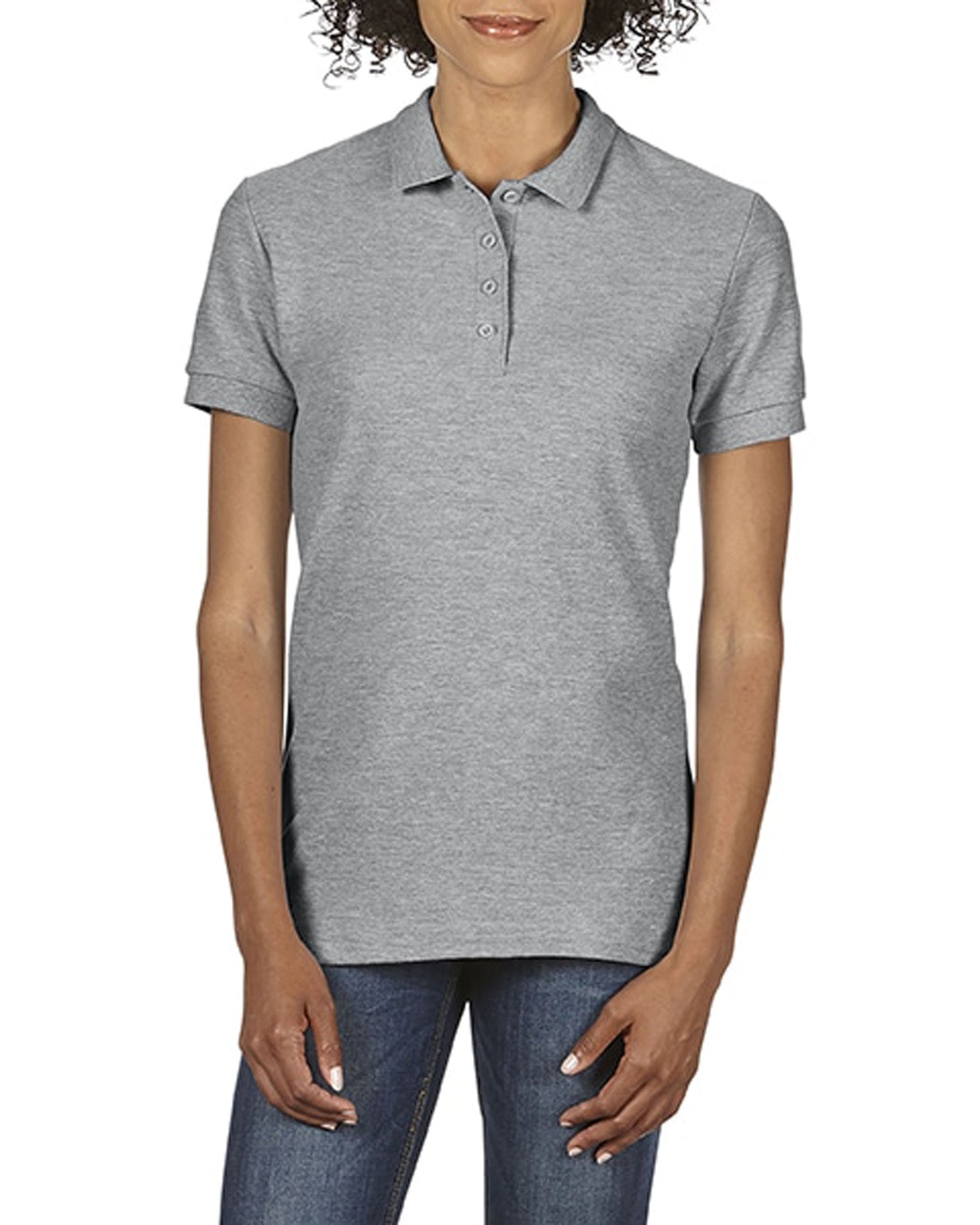 Softstyle Ladies' Double Pique Polo