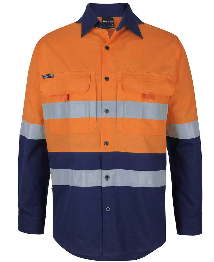 JB's HV (D+N) L/S RIPSTOP FISHING SHIRT