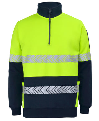 JB's HV 330G 1/2 ZIP SEGMENTED TAPE FLEECE