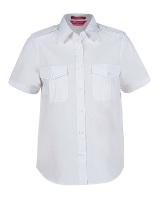 JB's LADIES S/S EPAULETTE SHIRT