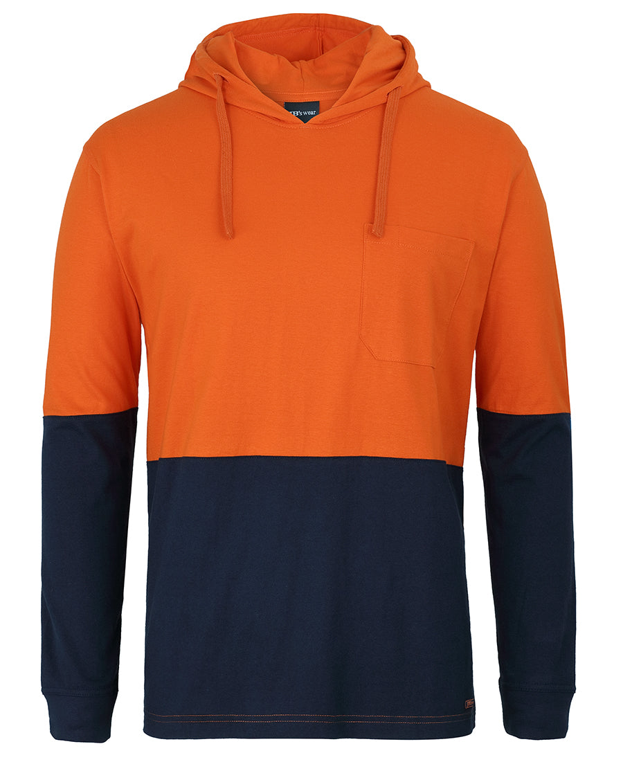 JB's HV L/S COTTON TEE WITH HOOD