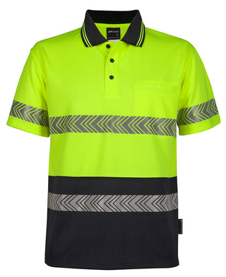 JB's HV S/S SEGMENTED TAPE POLO