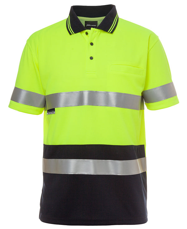 JB's HV S/S NON CUFF (D+N) TRAD POLO