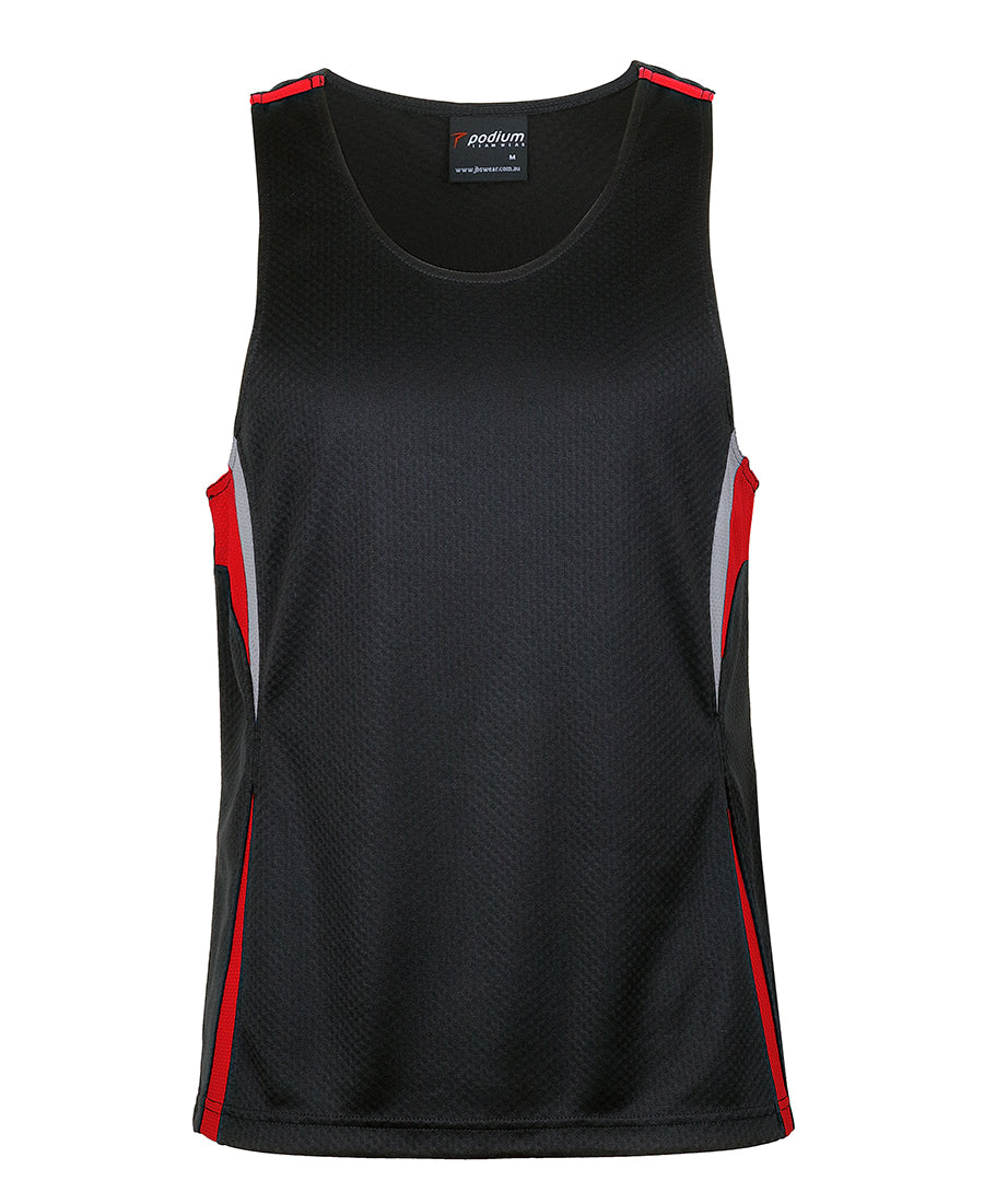 PODIUM COOL JACQUARD SINGLET