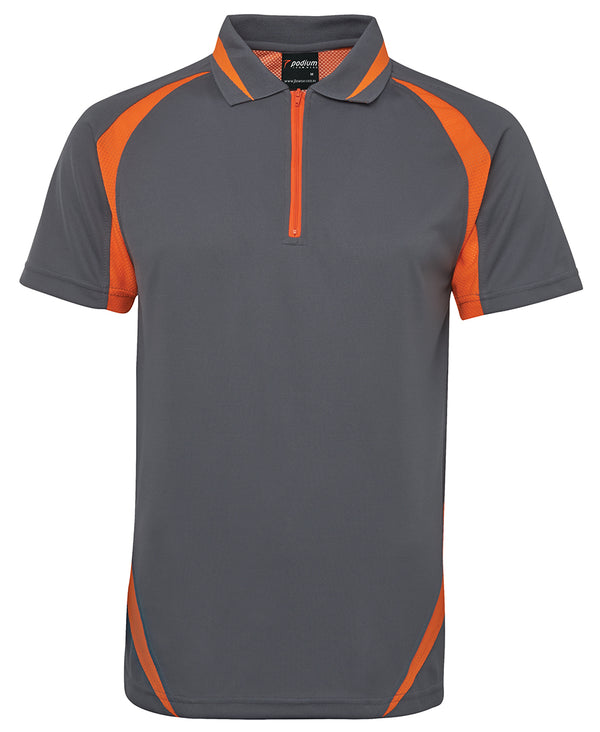 PODIUM ZIP POLY POLO