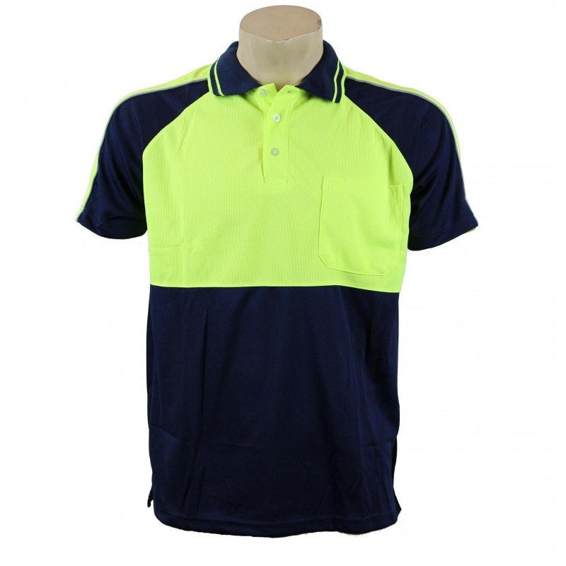 8060# HI VIS S/S POLO SHIRT - kustomteamwear.com