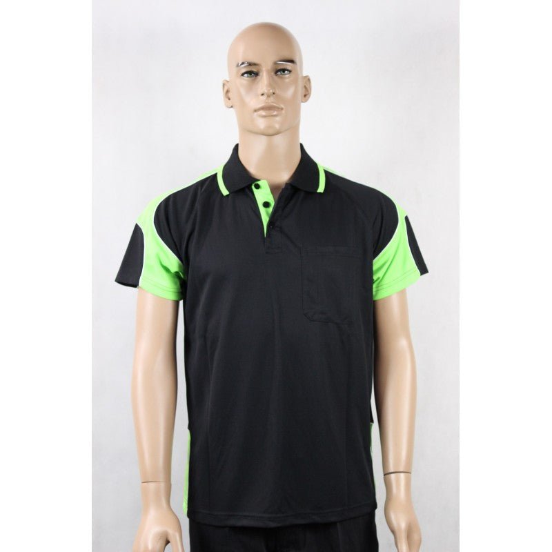 9068# HI VIS & WORK S/S POLO SHIRT - kustomteamwear.com