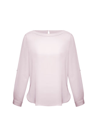 Ladies Madison Boatneck Blouse