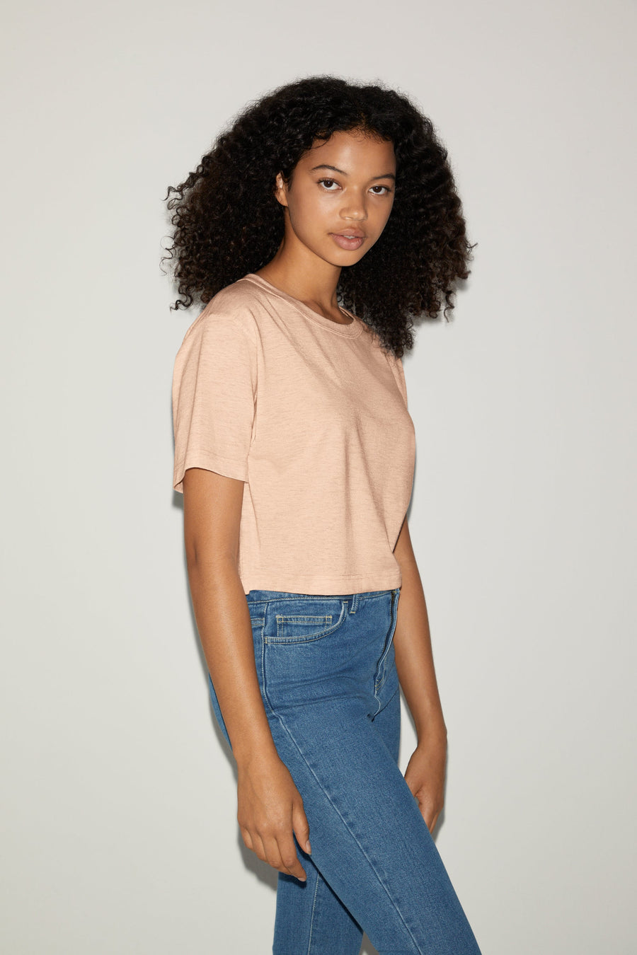 Women's Tri-Blend Cropped Scrimmage T-Shirt