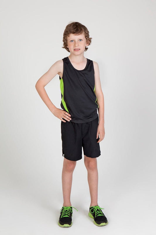 Accelerator Singlet: Kids Cool Dry Singlet - kustomteamwear.com