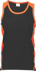 Black/Orange
