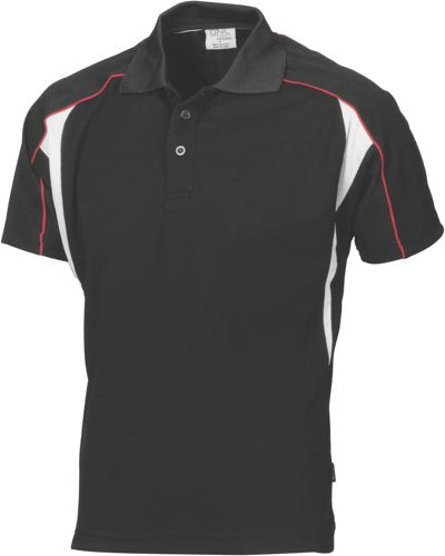 Air Flow Contrast Mesh ‚Äö√Ñ√≤N‚Äö√Ñ√¥ Piping Polo Short sleeve - kustomteamwear.com