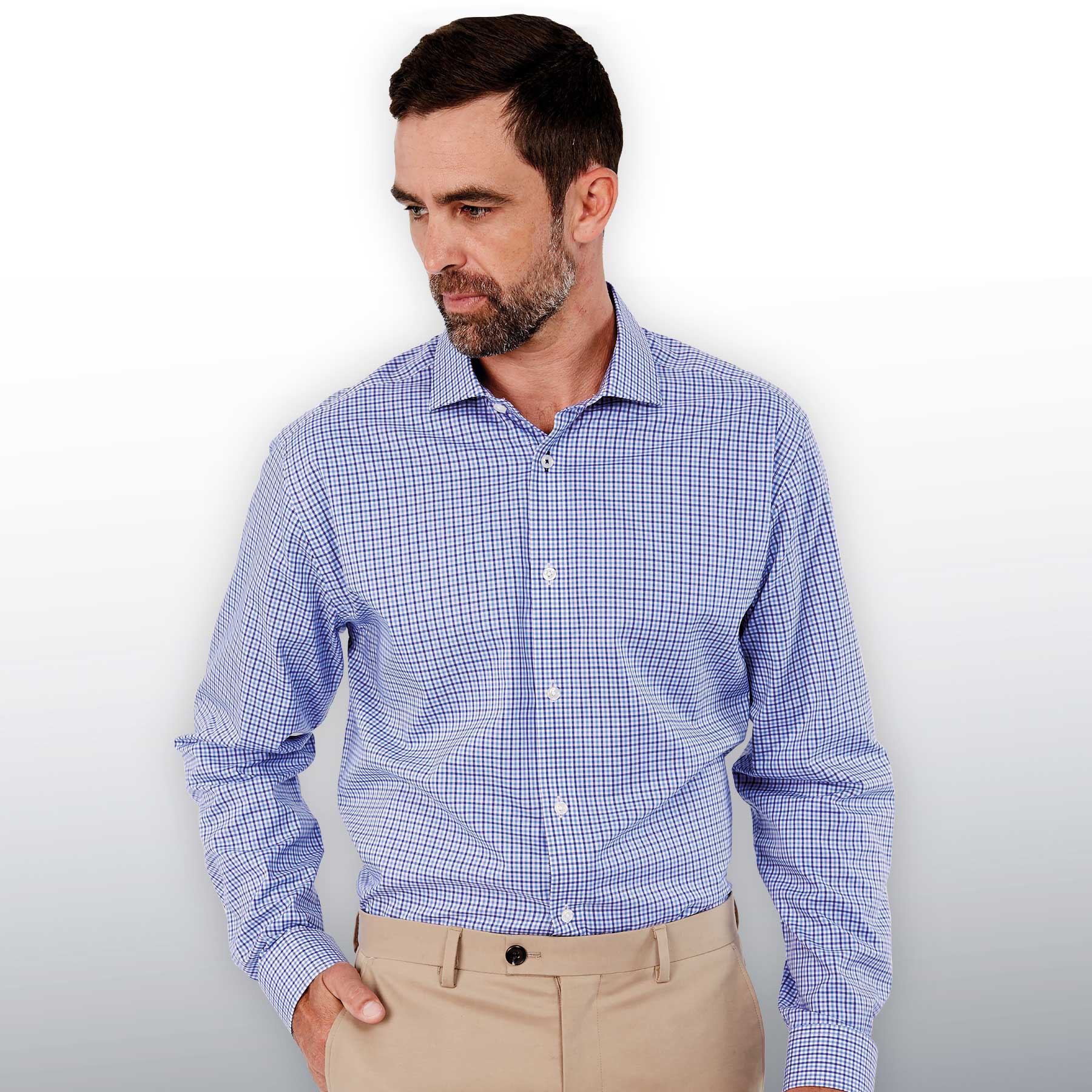 Barkers Stamford Check Shirt ‚Äö√Ñ√¨ Mens - kustomteamwear.com