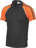 Black/White/Orange