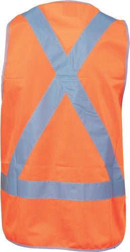 Day/Night Cross Back Safety Vests - kustomteamwear.com