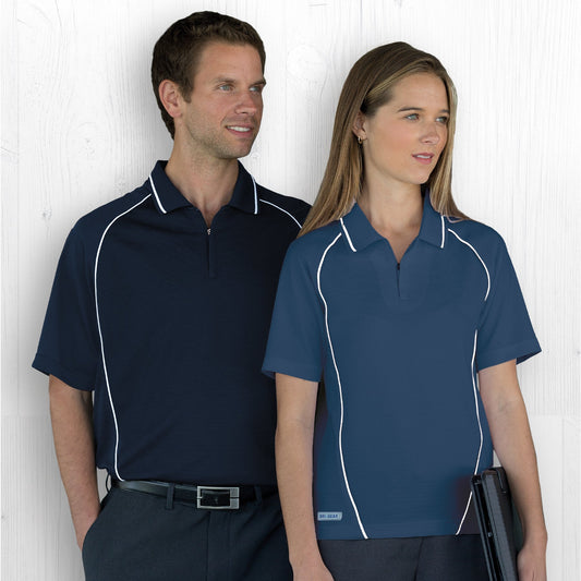 Dri Gear Piped Ottoman Instinct Polo - kustomteamwear.com