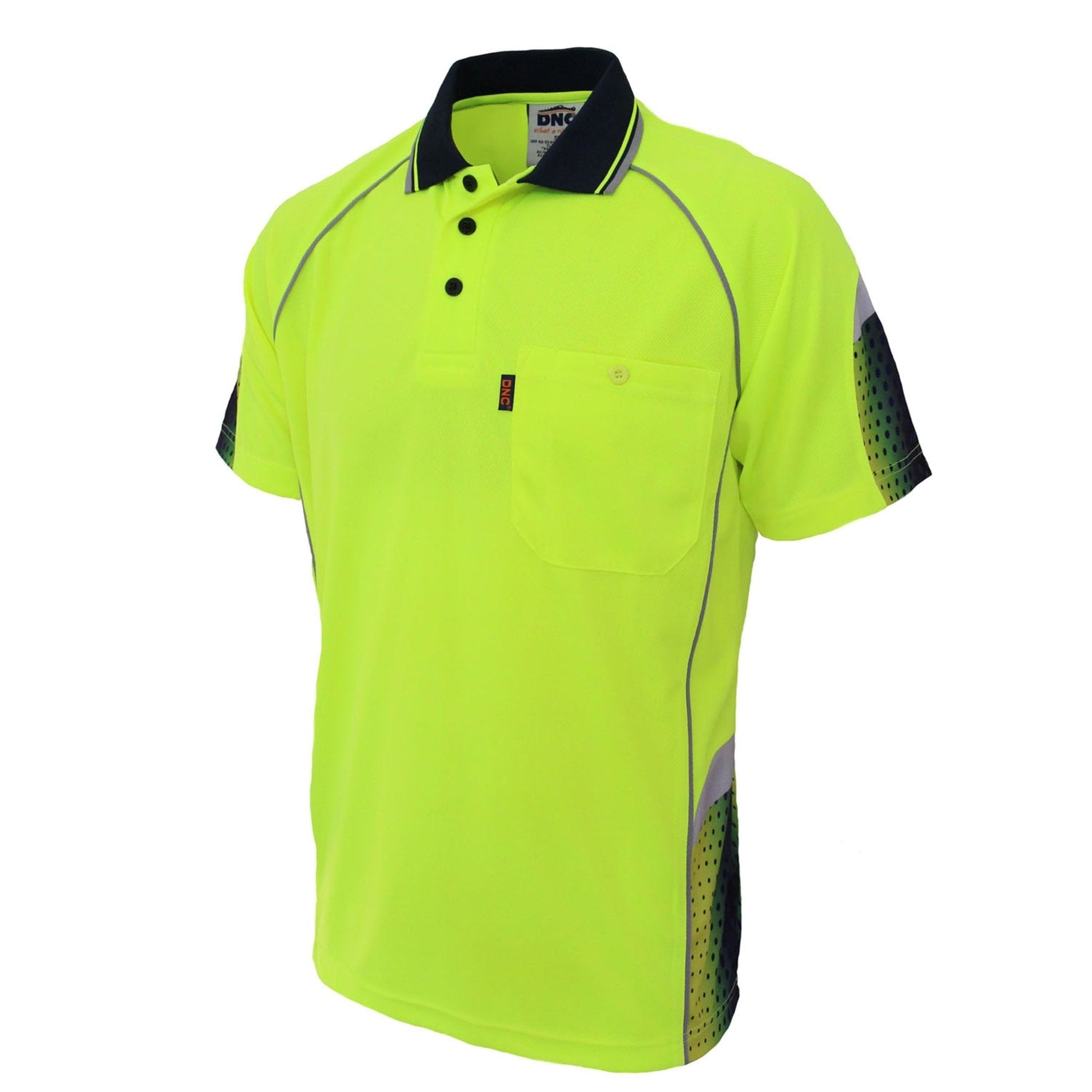 Hi-Vis GALAXY Sublimated Polo - kustomteamwear.com