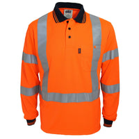 Hi-Vis "X' Back & Bio-motion Taped Polo - kustomteamwear.com